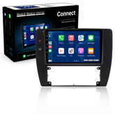 VW Passat 00-07 - Rádio 9" com Apple CarPlay e Android Auto