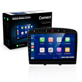Peugeot 308/408 12-20 - Rádio 9" com Apple CarPlay e Android Auto