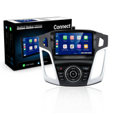 Ford Focus 11-18 - Rádio 9" com Apple CarPlay e Android Auto