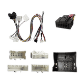 Radiokabel m. Canbus – Til Bilmedie-radioer (Renault/Dacia) connector and wiring harness components.