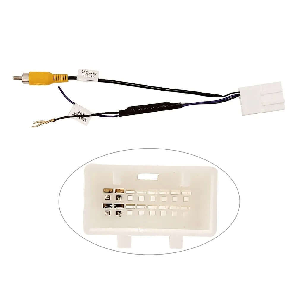 Cabo adaptador Toyota - Câmara de marcha-atrás original para rádio aftermarket – Carmediaeurope.com