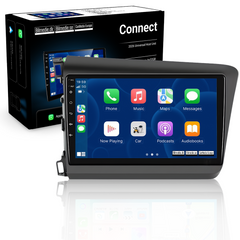 Honda Civic 12-15 - Rádio 9" com Apple CarPlay e Android Auto