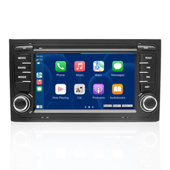 Audi A4 00-08 - Rádio 7" com Apple CarPlay e Android Auto (design 1)