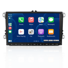 VW (vários modelos) 06-15 - Rádio 9" com Apple CarPlay e Android Auto