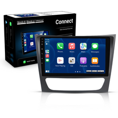 Mercedes-Benz W211 - Rádio 9" com Apple CarPlay e Android Auto
