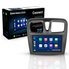 Dacia Logan/Sandero - Rádio de 9" com Apple CarPlay e Android Auto