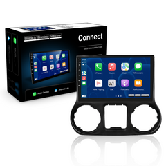 Jeep Wrangler 11-14 – 10,1" radio met draadloze Apple CarPlay en Android Auto 