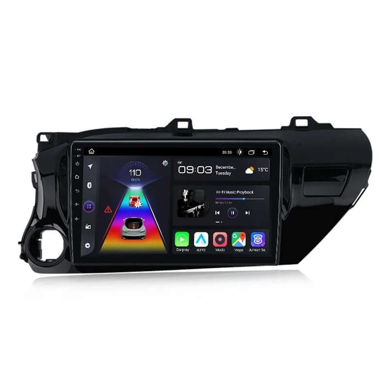 Toyota Hilux 15-20 - 9" Radio met Apple CarPlay en Android Auto – Carmediaeurope.com