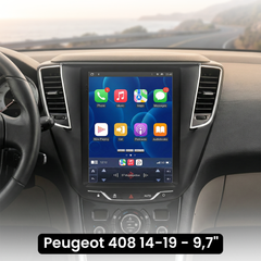 Peugeot 408 14-19 - Rádio 9,7" com Apple CarPlay e Android Auto