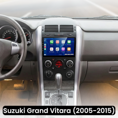 Suzuki Grand Vitara 05-15 - Rádio 9" com Apple CarPlay e Android Auto