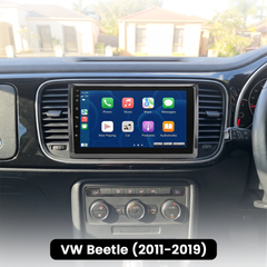 VW Fusca 11-19 - Rádio 9" com Apple CarPlay e Android Auto