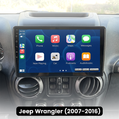 Jeep Wrangler 07-16 - 10.1 "Rádio com Apple CarPlay e Android Auto