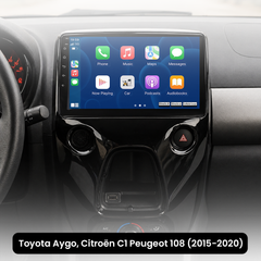 108, C1, Aygo 15-20 - Rádio 10,1" com Apple CarPlay e Android Auto