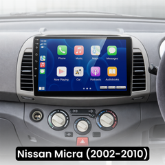 Nissan Micra 02-10 - Rádio de 9" com Apple CarPlay e Android Auto
