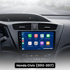 Honda Civic 12-17 - Rádio 9" com Apple CarPlay e Android Auto