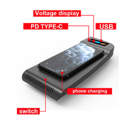 Toyota Alphard 2015-2021 Carregador sem fios para telemóvel com carregamento rápido de 15W 