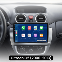 Citroen C2 06-13/Peugeot 206 04-08 - Rádio 9" com Apple CarPlay e Android Auto