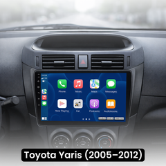 Toyota Yaris 05-12 - Rádio 9" com Apple CarPlay e Android Auto