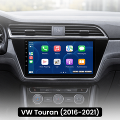 VW Touran 16-21 - Rádio 10,1" com Apple CarPlay e Android Auto
