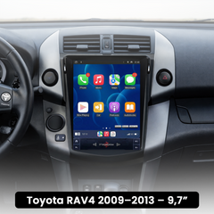Toyota RAV4 09–13 – Rádio de 9,7” com Apple CarPlay e Android Auto