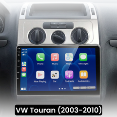 VW Touran 03-10 - Rádio 10,1" com Apple CarPlay e Android Auto