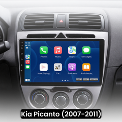 Kia Picanto 07-11 - Rádio 9" com Apple CarPlay e Android Auto