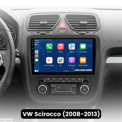 VW Scirocco 08-13 - Rádio 9" com Apple CarPlay e Android Auto