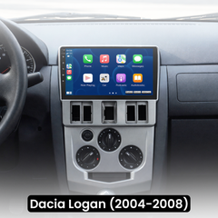 Dacia Logan 04-08 - Rádio 9" com Apple CarPlay e Android Auto