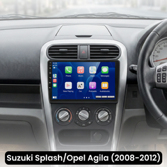 Suzuki Splash/Opel Agila - Rádio 9" com Apple CarPlay e Android Auto
