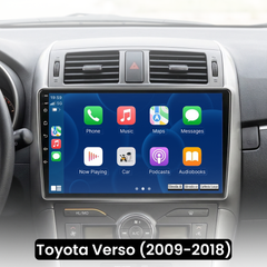 Toyota Corolla Verso 09-18 - Rádio 9" com Apple CarPlay e Android Auto