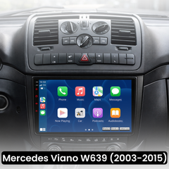 Mercedes Vito 03-15 - Rádio 10,1" com Apple CarPlay e Android Auto
