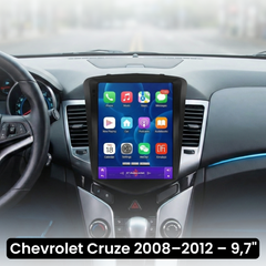 Chevrolet Cruze 08-12 - Rádio 9,7" com Apple CarPlay e Android Auto