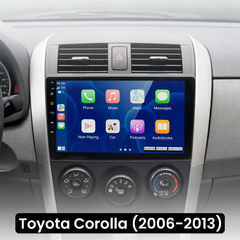 Toyota Corolla 06-13 - Rádio 9" com Apple CarPlay e Android Auto