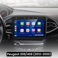 Peugeot 308/408 12-20 - Rádio 9" com Apple CarPlay e Android Auto