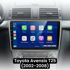 Toyota Avensis 02-08 - Rádio 9" com Apple CarPlay e Android Auto