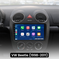 VW Fusca 98-11 - Rádio 9" com Apple CarPlay e Android Auto
