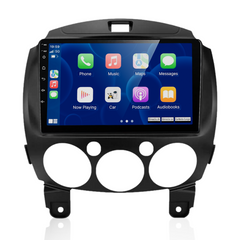 Rádio Mazda 2 07-14- 9" com Apple CarPlay e Android Auto