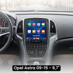 Opel Astra 09-15 - Rádio 9,7" com Apple CarPlay e Android Auto