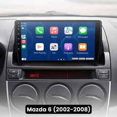 Mazda 6 02-08 - Rádio 10,1" com Apple CarPlay e Android Auto