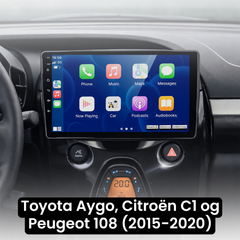 108, C1, Aygo 15-20 - Rádio 9" com Apple CarPlay e Android Auto