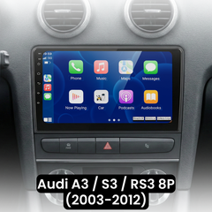 Audi A3 03-12 - Rádio 9" com Apple CarPlay e Android Auto