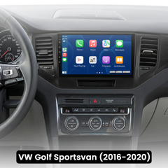 VW Golf Sportsvan 16-20 - Rádio 10,1" com Apple CarPlay e Android Auto