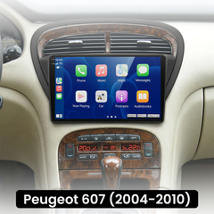 Peugeot 607 04-10 - Rádio 9" com Apple CarPlay e Android Auto