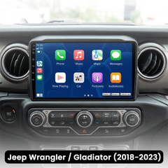 Jeep Wrangler 18-23 - Rádio 9" com Apple CarPlay e Android Auto