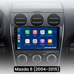 Mazda 6 04-15 - Rádio 9" com Apple CarPlay e Android Auto