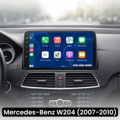 Mercedes-Benz W204 - Rádio 9" com Apple CarPlay e Android Auto