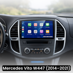 Mercedes Vito 14-21 - Rádio 10,1" com Apple CarPlay e Android Auto