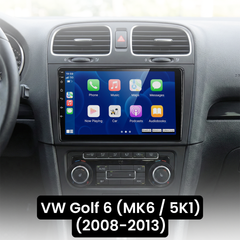 VW Golf 08-13 - Rádio 9" com Apple CarPlay e Android Auto