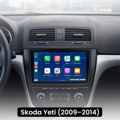 Skoda Yeti 09-14 - Rádio 10,1" com Apple CarPlay e Android Auto