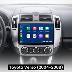 Toyota Verso 04-09 - Rádio 9" com Apple CarPlay e Android Auto